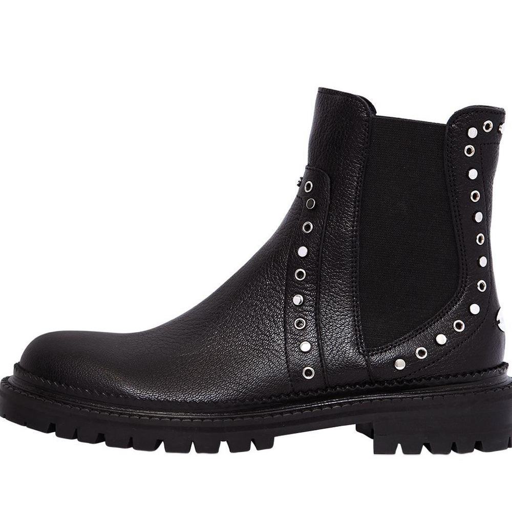 NEW Jimmy Choo Burrow Studded Chelsea Boots 35.5 - Picture 4 of 12